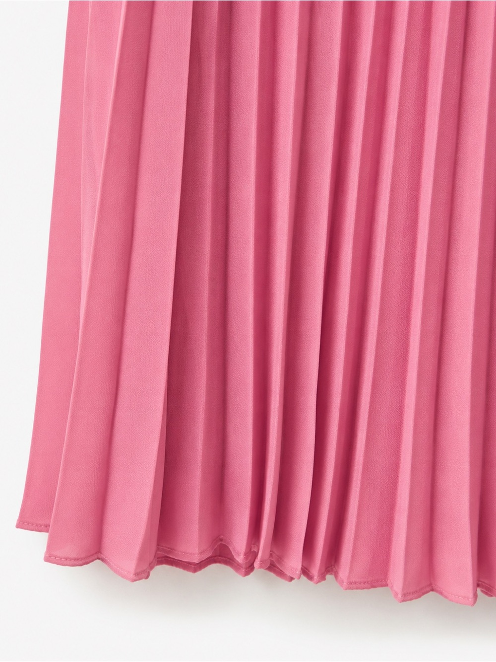 H&M Pink Pleated Midi Skirt - Picture 3 of 3